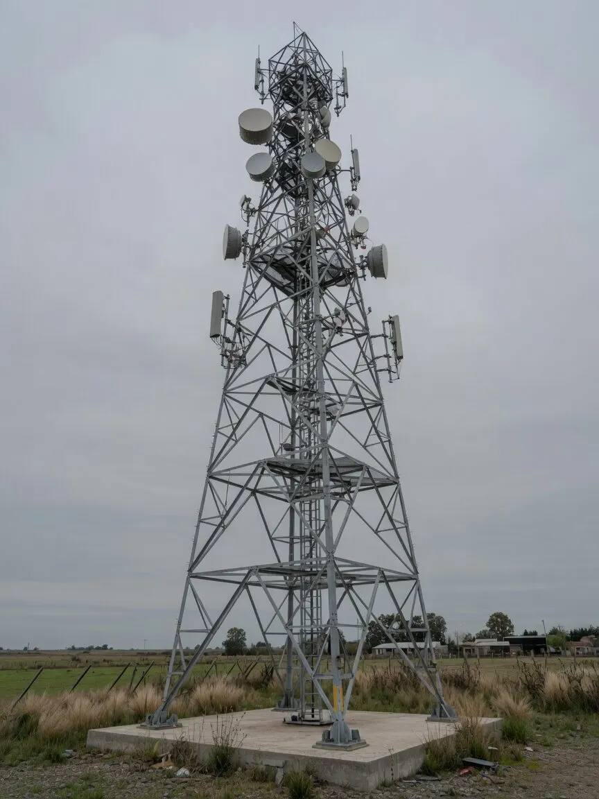 Torre autosoportada de celosía